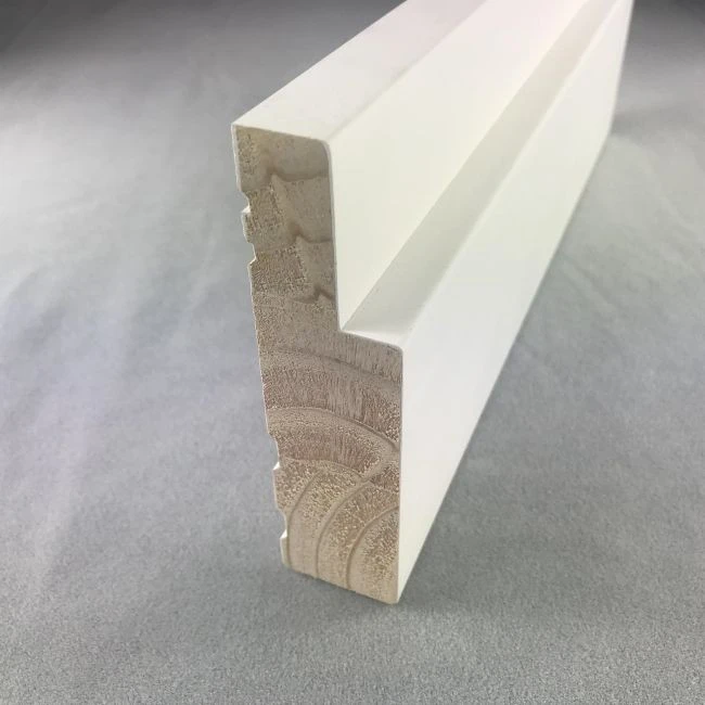 Solid White Primed Wood Trim Door Frames