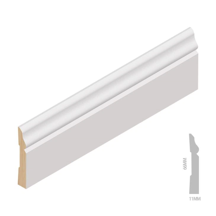 Primed Wooden Skirting Board