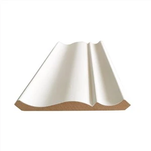 Múnlú Corónach Maisiúil MDF Bán Primed Wood