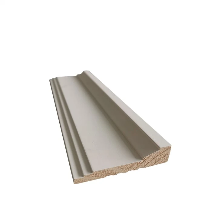 Pine Bán Bullnose Cineálacha Victeoiriach Bord Sciorta Balla